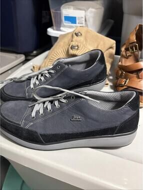 Joya Women's Sonja Navy Blue Black Casual Lace Up Sneaker Shoes Size US 11